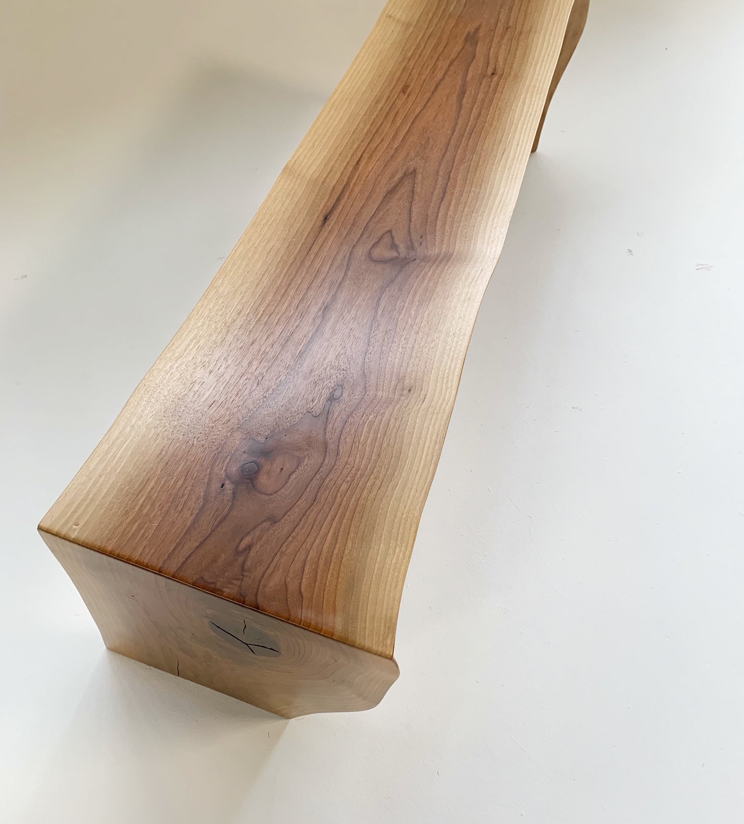 Walnut Bench with Gotland Sheepskin - FORSYTH