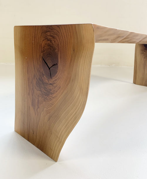 Walnut Bench with Gotland Sheepskin - FORSYTH