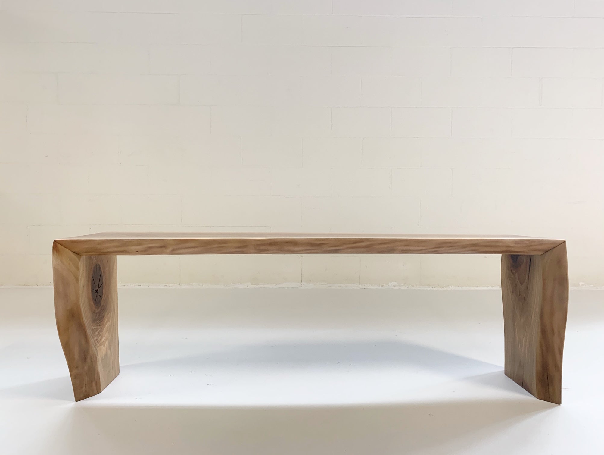 Walnut Bench with Gotland Sheepskin - FORSYTH