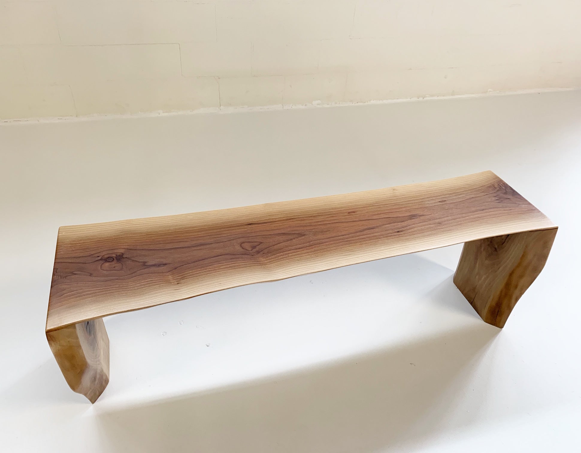 Walnut Bench with Gotland Sheepskin - FORSYTH