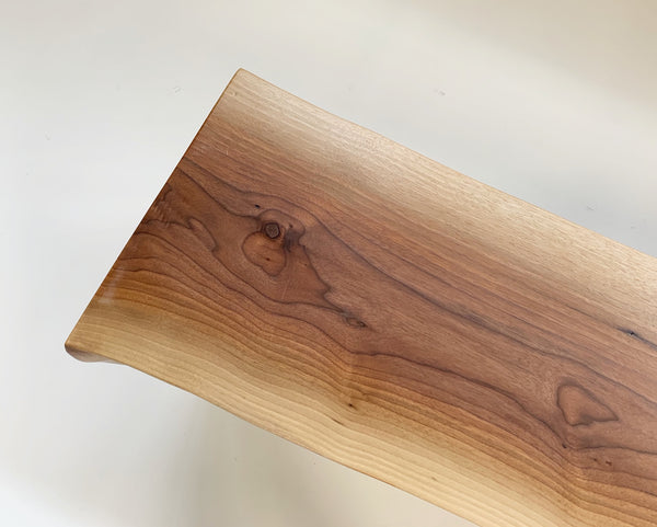 Walnut Bench with Gotland Sheepskin - FORSYTH