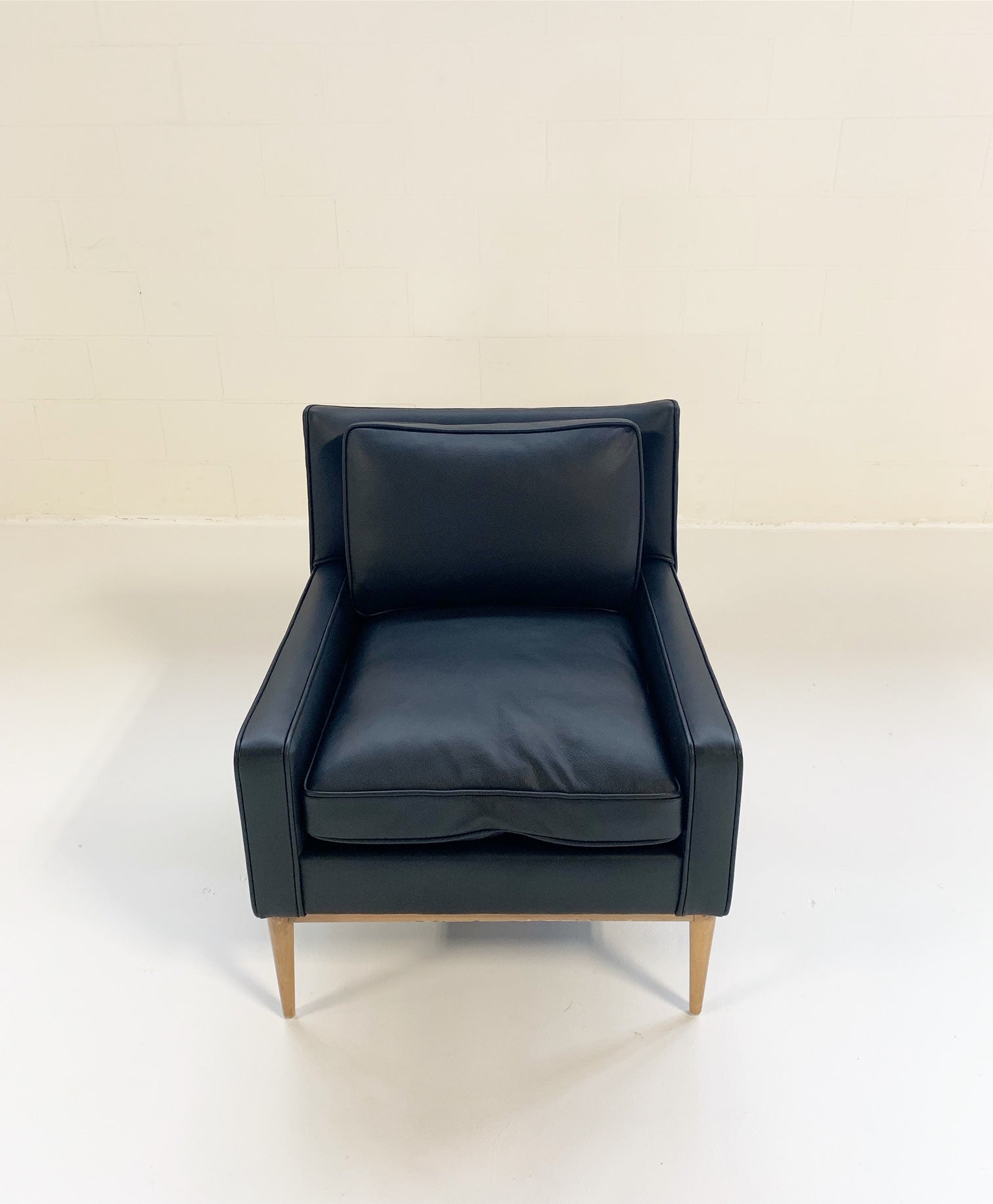 Model 302 Lounge Chair in Loro Piana Leather - FORSYTH