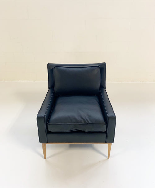 Model 302 Lounge Chair in Loro Piana Leather - FORSYTH