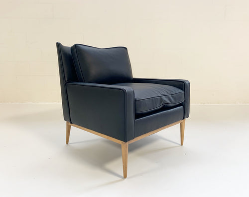 Model 302 Lounge Chair in Loro Piana Leather - FORSYTH