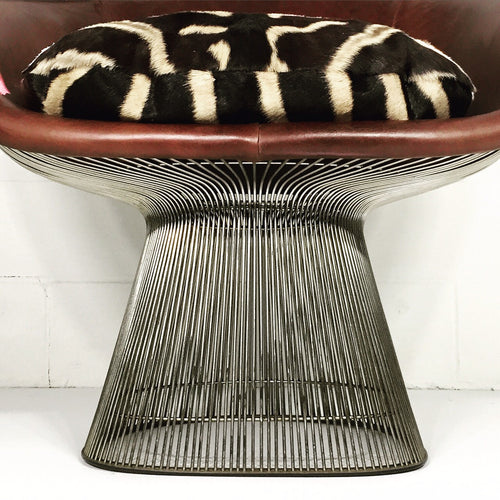 Lounge Chair in Zebra Hide - FORSYTH