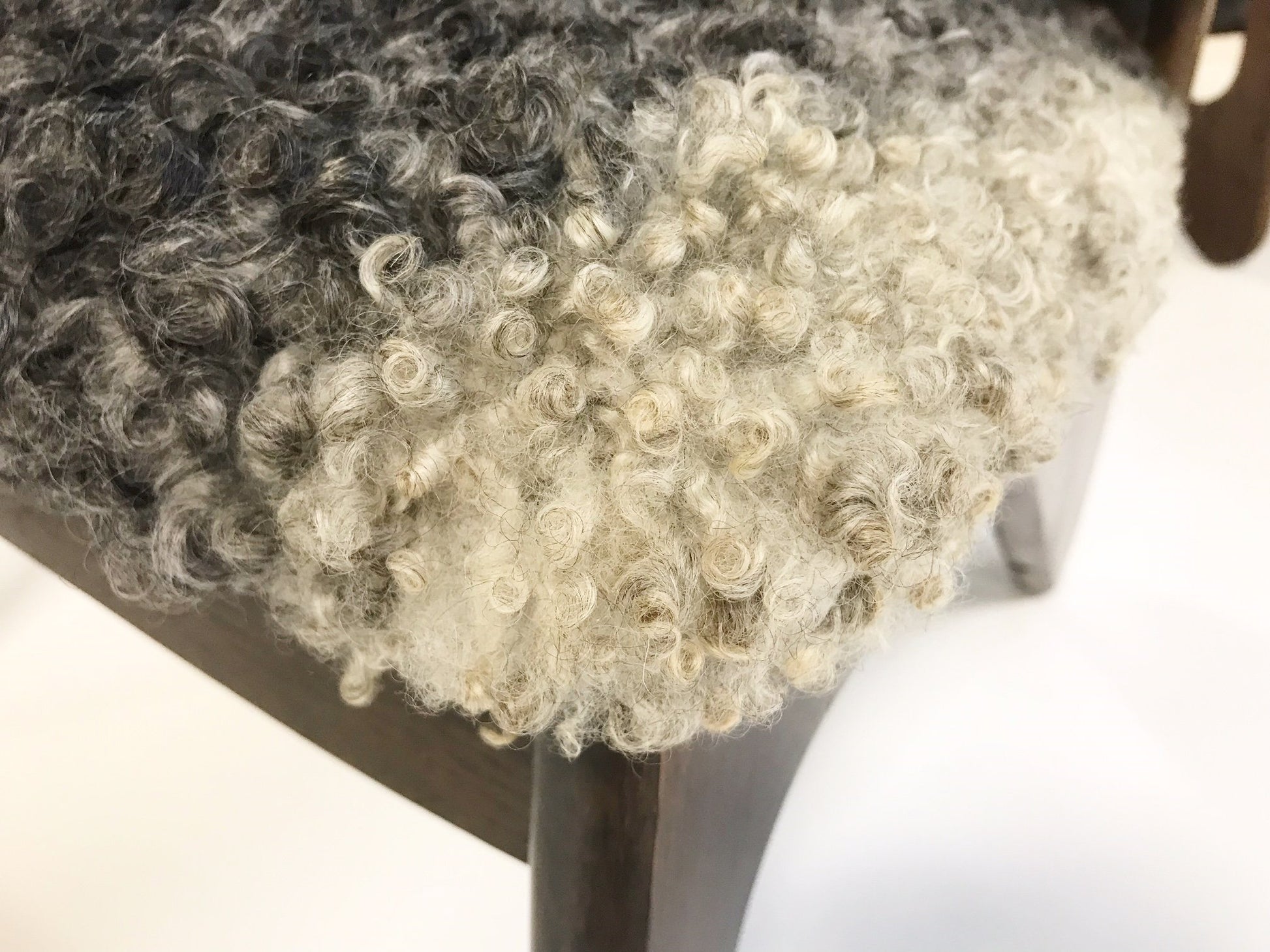 Sculptural Chairs in Gotland Sheepskin, pair - FORSYTH