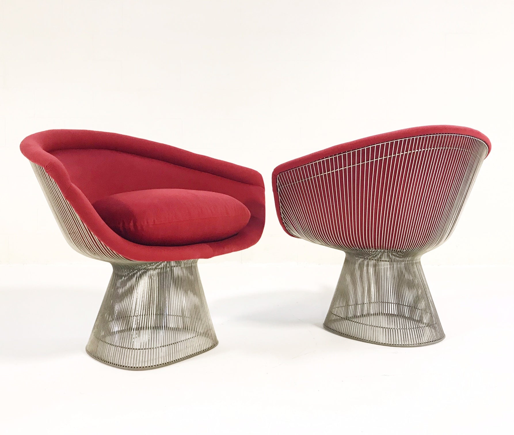 Lounge Chairs in Loro Piana Cashmere, pair - FORSYTH