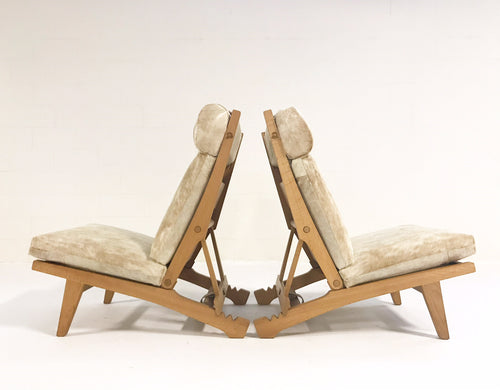 AP71 Lounge Chairs Restored in Brazilian Cowhide, pair - FORSYTH