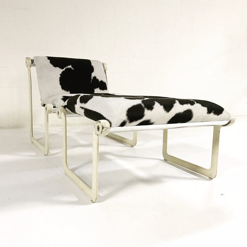 Chair & Ottoman in Brazilian Cowhide - FORSYTH