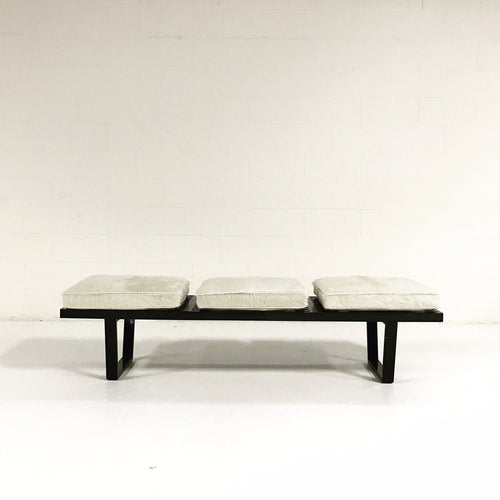 Model 4692 Platform Bench with Brazilian Cowhide Cushions - FORSYTH
