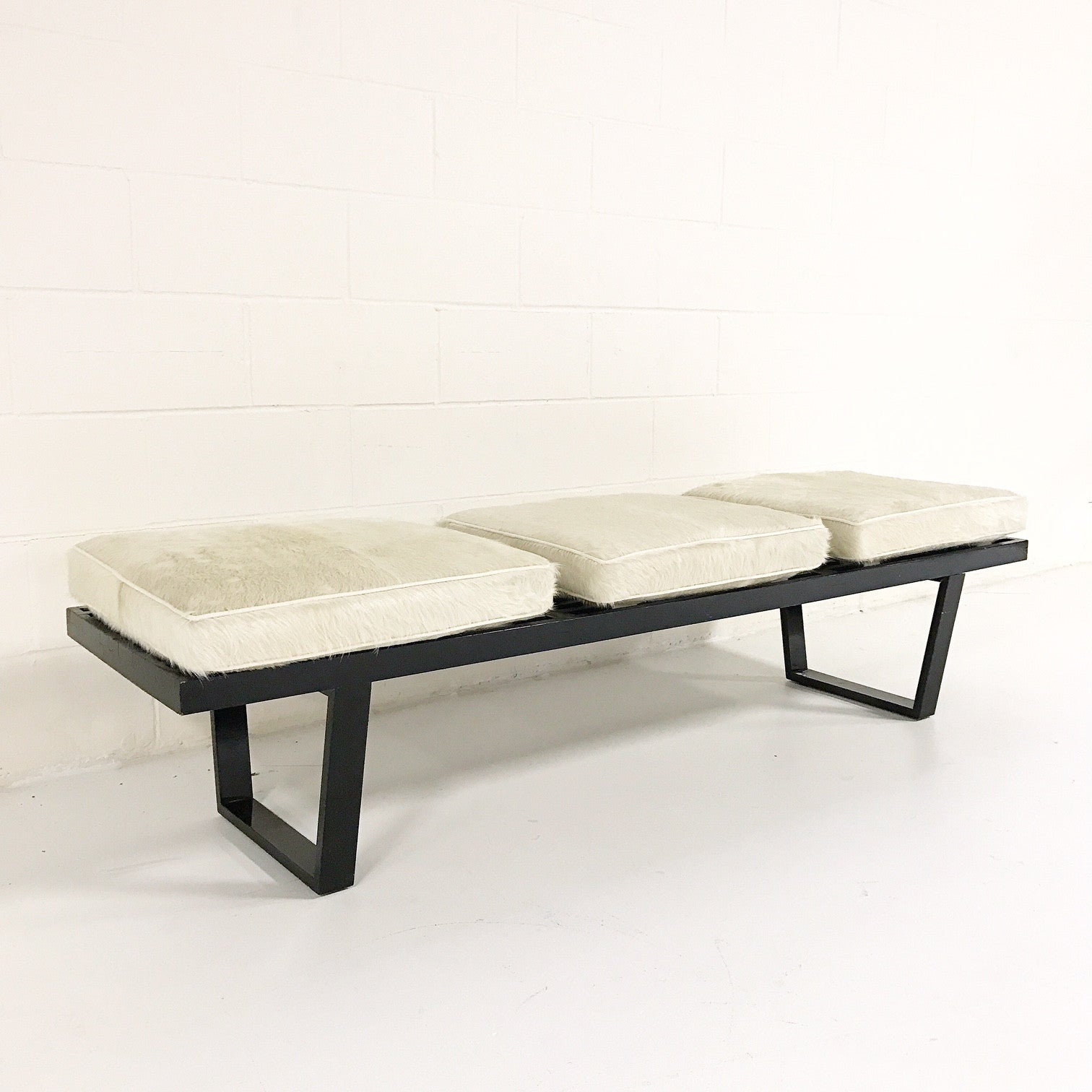 Model 4692 Platform Bench with Brazilian Cowhide Cushions - FORSYTH