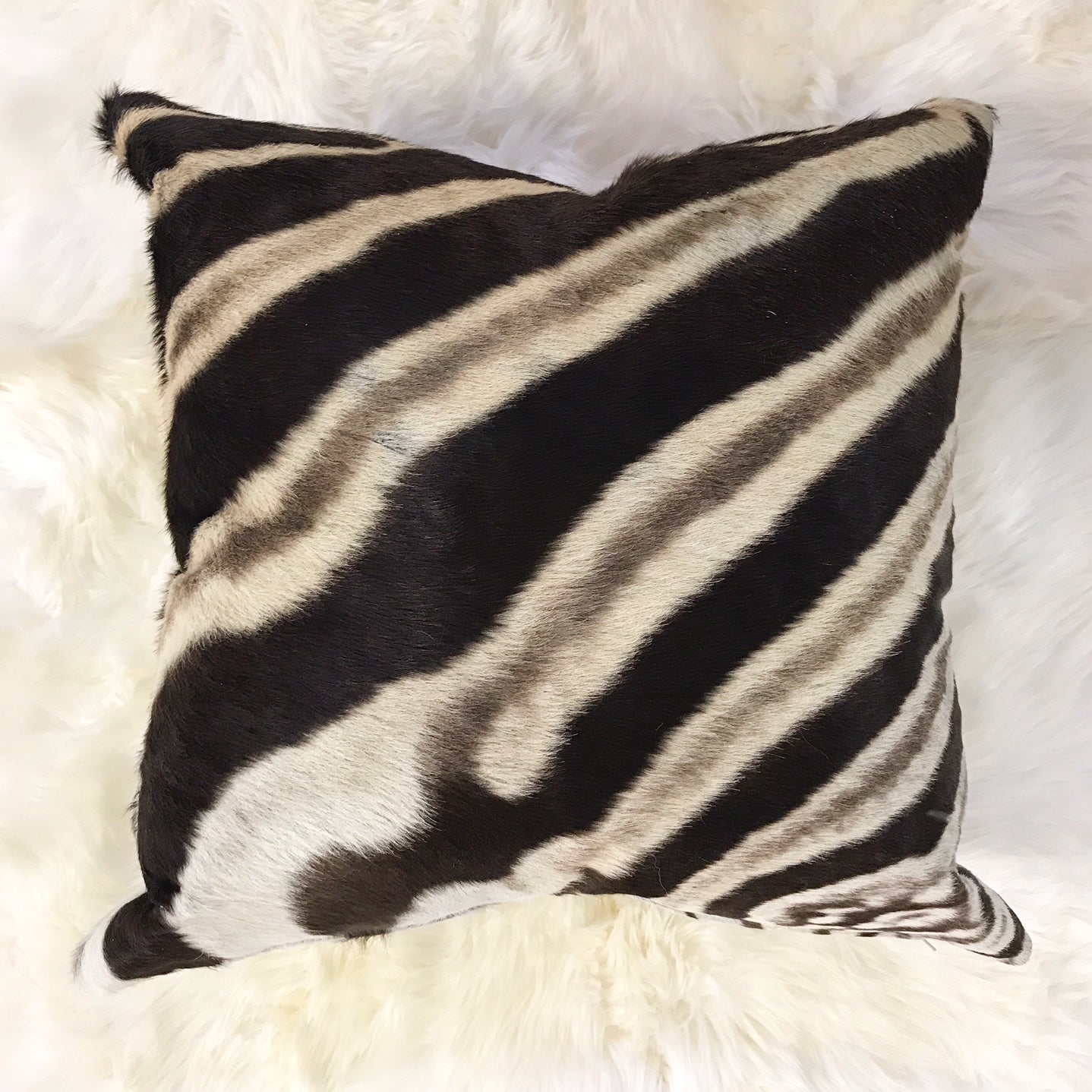 Zebra Pillow, 24" - FORSYTH