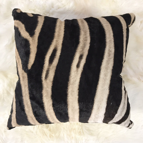 Zebra Pillow, 24" - FORSYTH