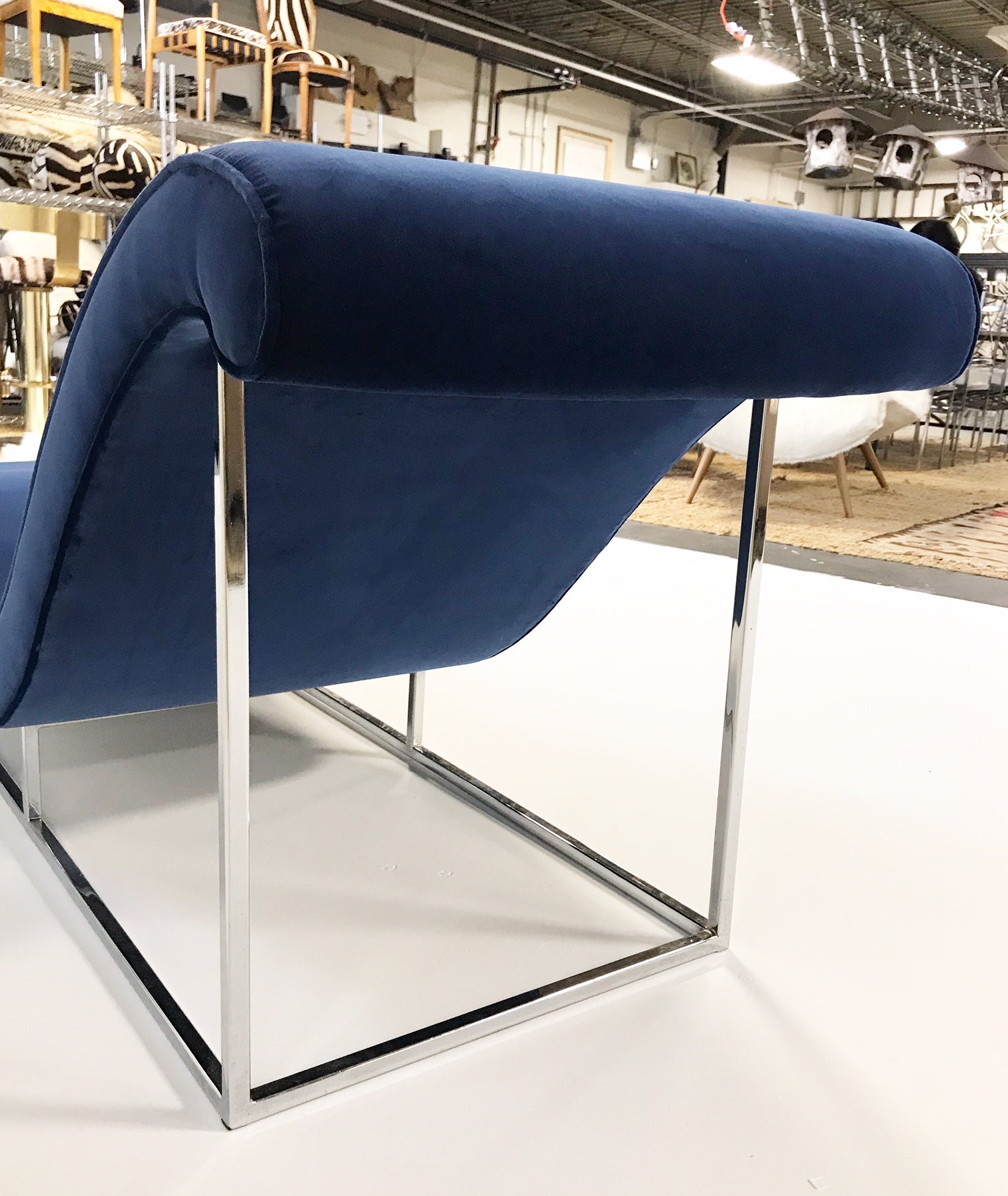 Chaise Lounge in Loro Piana Velvet - FORSYTH