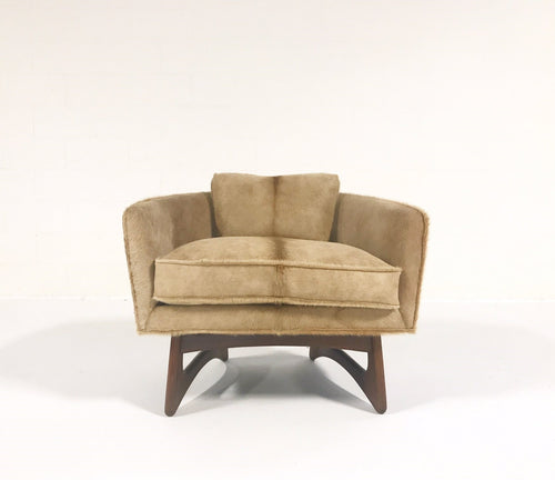 Lounge Chair in Brazilian Cowhide - FORSYTH