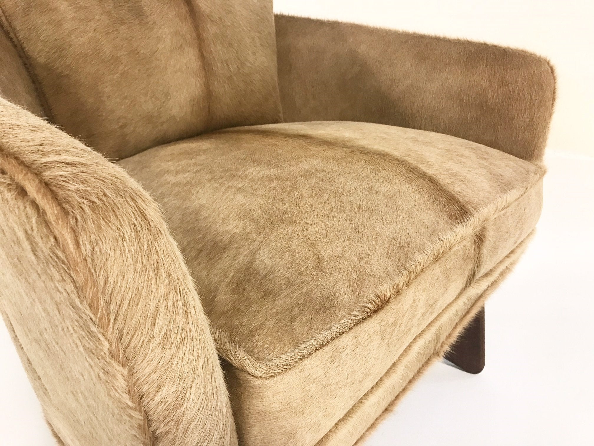 Lounge Chair in Brazilian Cowhide - FORSYTH