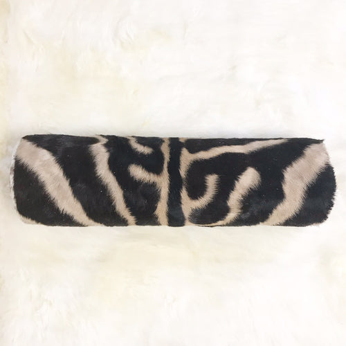 Zebra Bolster Pillow, 20" - FORSYTH