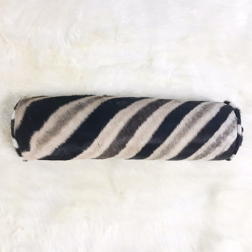 Zebra Bolster Pillow, 20" - FORSYTH