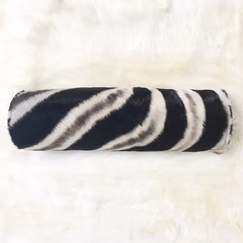 Zebra Bolster Pillow, 20" - FORSYTH