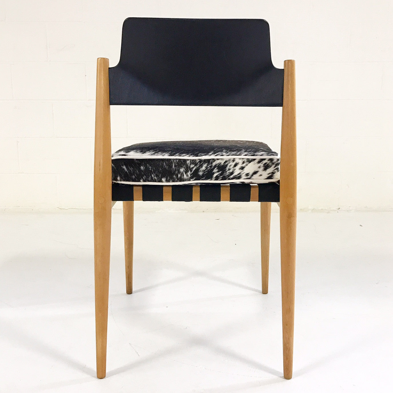 SE 120 Chairs with Custom Brazilian Cowhide Cushions, set of 6 - FORSYTH