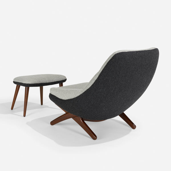 Model 91 Lounge Chair and Ottoman