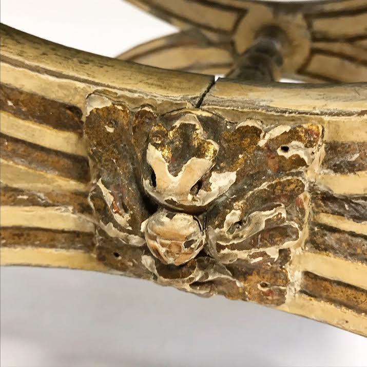 Antique Italian Regency Bench in Zebra Hide - FORSYTH