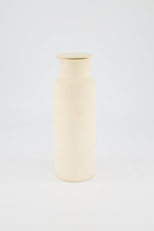 Clay Water Pitcher - Ivory