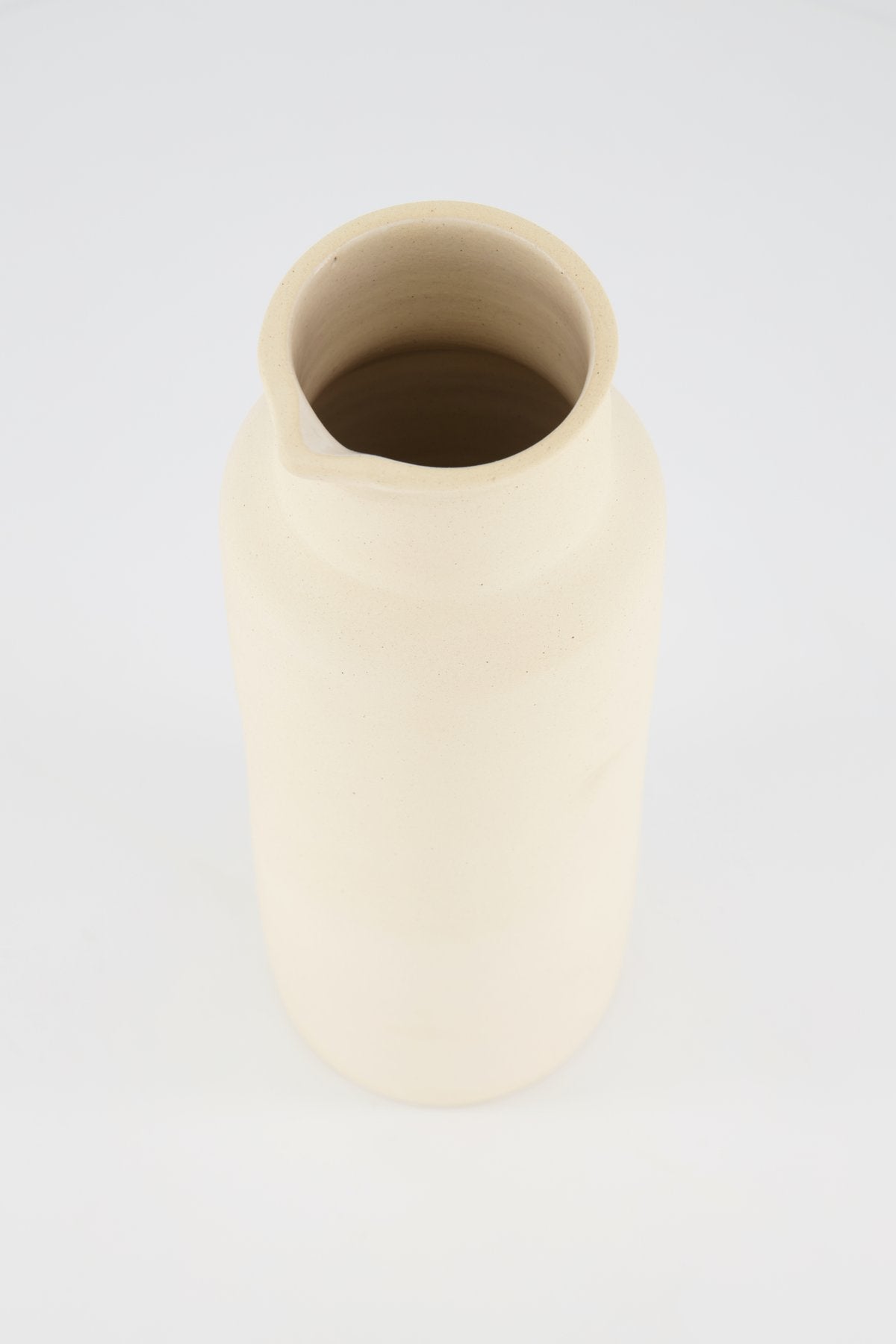 Clay Water Pitcher - Ivory