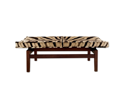 Bench in Zebra Hide - FORSYTH