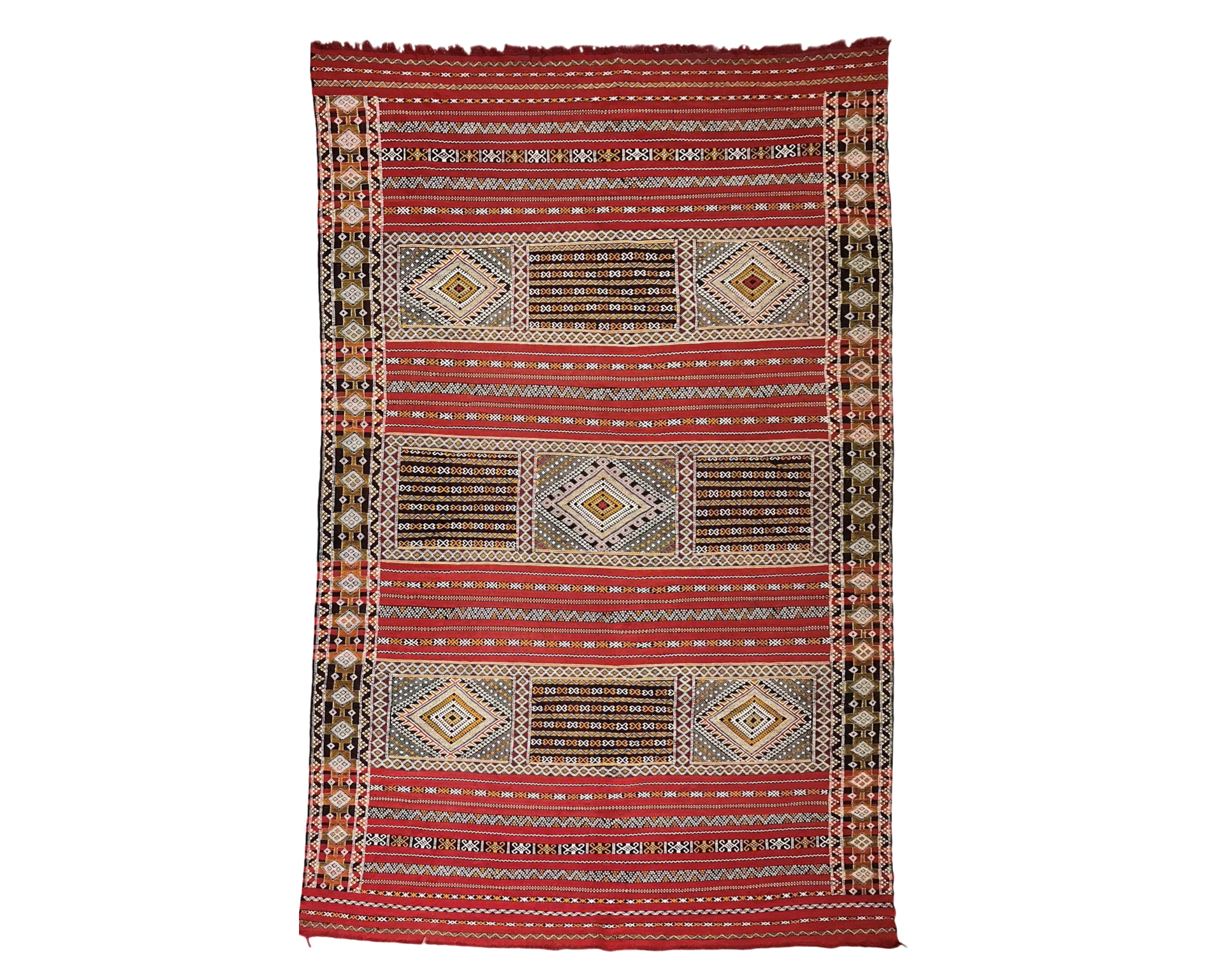 Vintage Handmade Kilim Rug from Morocco