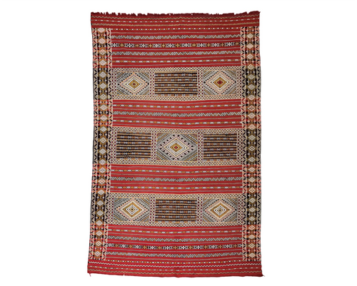Vintage Handmade Kilim Rug from Morocco