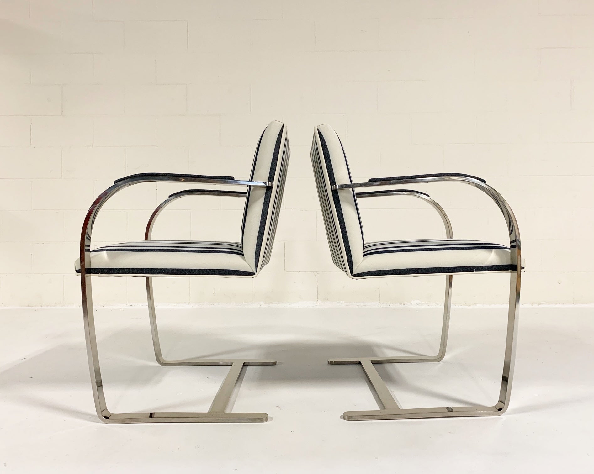 Ludwig Mies van der Rohe Brno Chairs, pair - FORSYTH