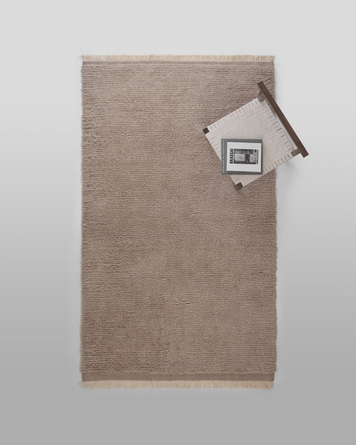 The Woolly Shag Rug - Short Pile, Taupe