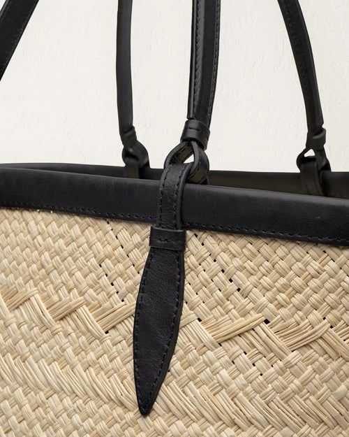 The Large Basket Tote - Black