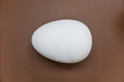 Large Limestone Egg Sculpture