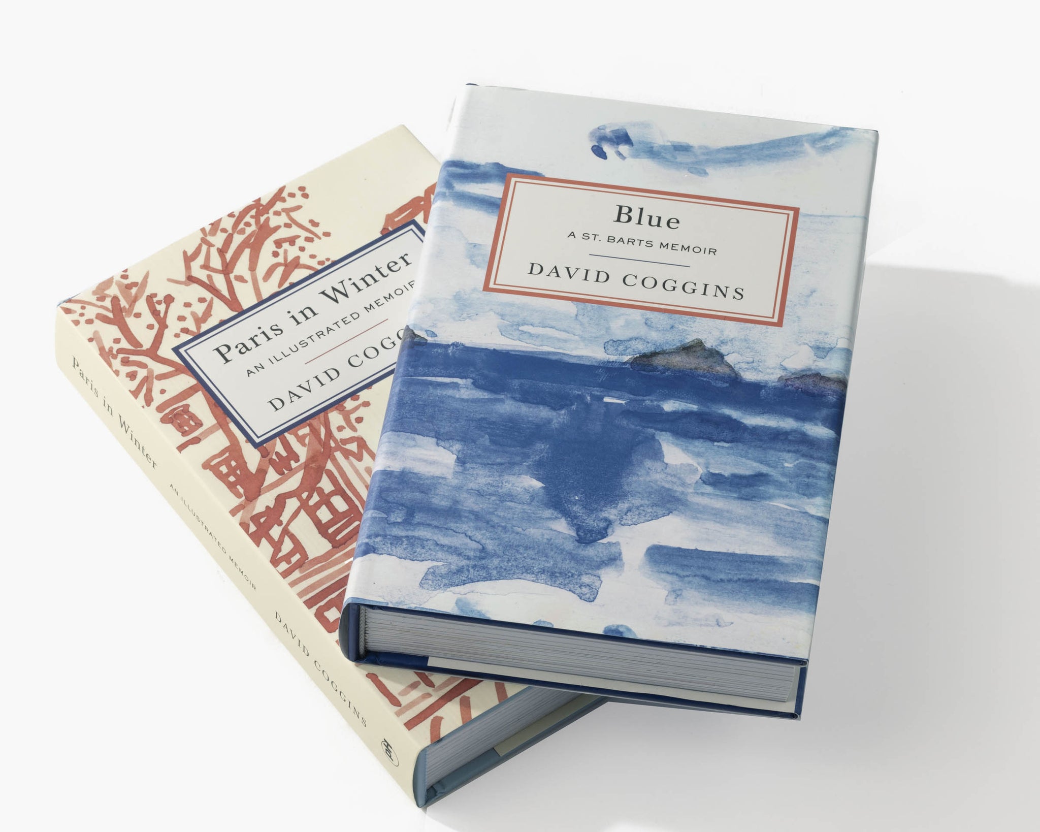 Signed 'Paris In Winter' and 'Blue: A St. Barts Memoir' Book Bundle
