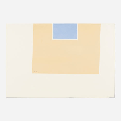Untitled (Yellow/Blue), Framed