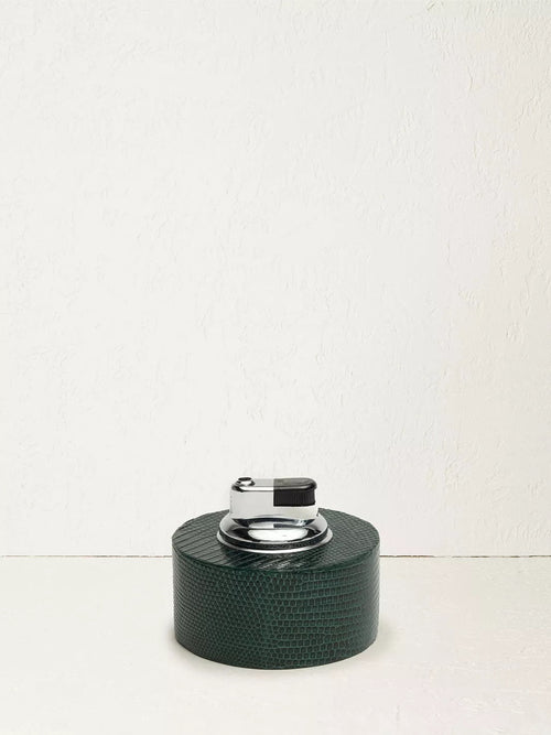 The Round Table Lighter in Lizard - Emerald
