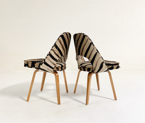 Executive Chairs in Zebra Hide, pair - FORSYTH