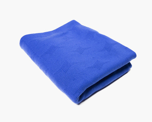 Capri Star Blue Cashmere Blanket