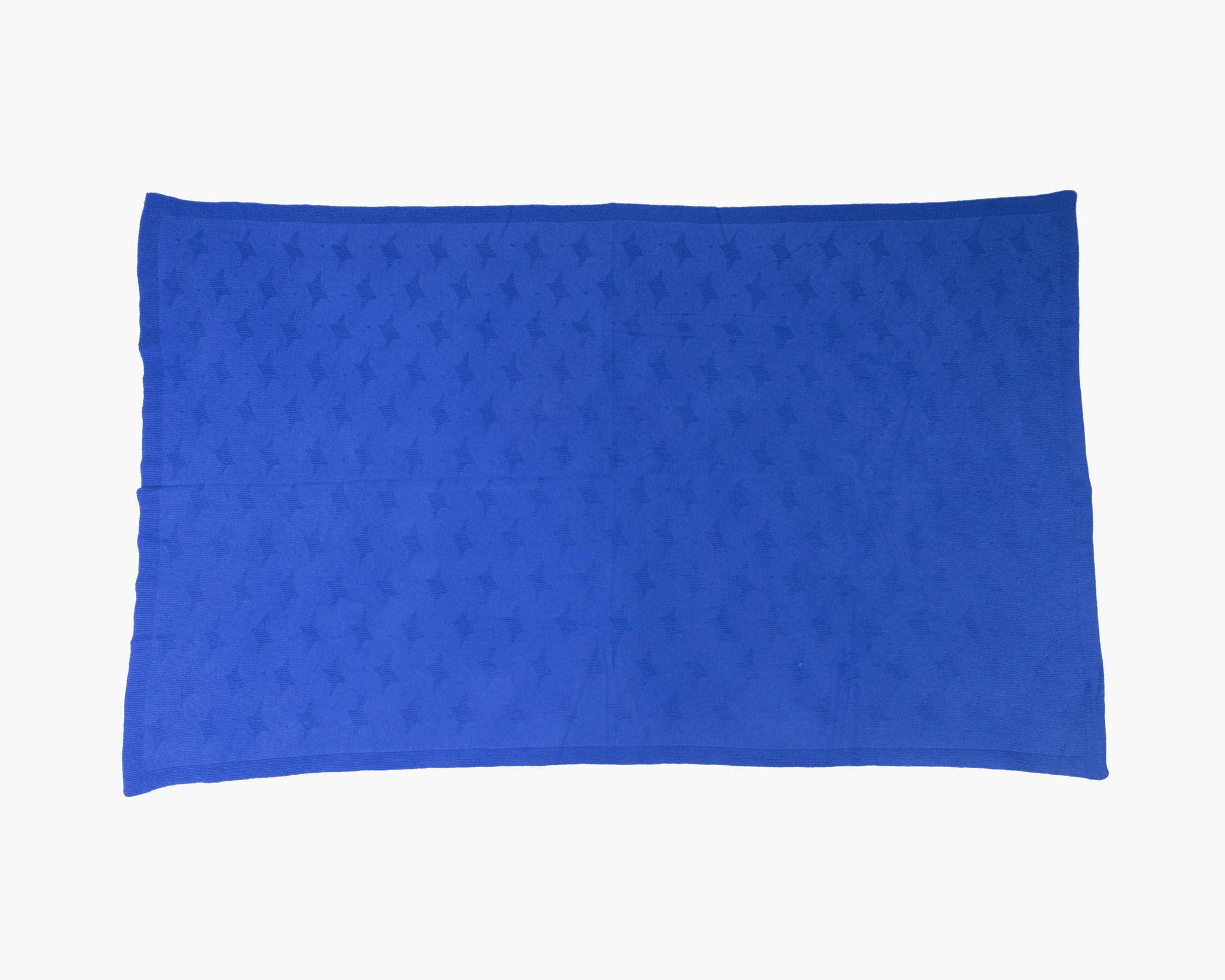 Capri Star Blue Cashmere Blanket