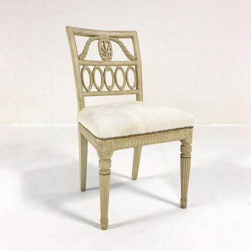 Antique Swedish Chairs in Brazilian Cowhide, Pair - FORSYTH