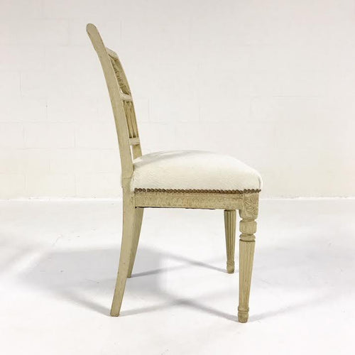 Antique Swedish Chairs in Brazilian Cowhide, Pair - FORSYTH