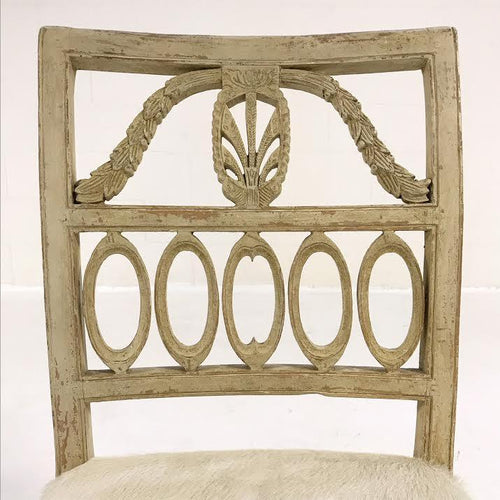 Antique Swedish Chairs in Brazilian Cowhide, Pair - FORSYTH