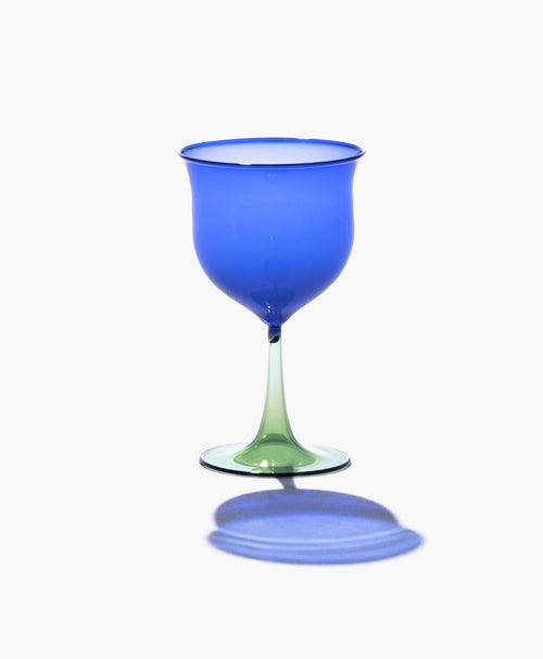 Cosimo Wine Glasses, Blue-Green, set of 4