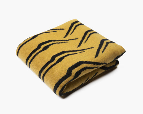 Tiger Stripe Cashmere Blanket