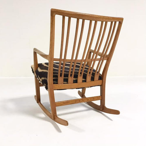 ML-33 Rocking Chair in Zebra Hide - FORSYTH