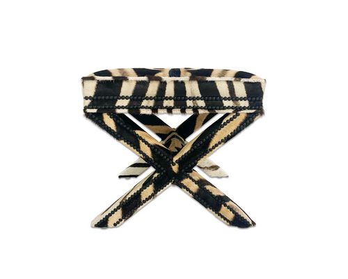 X Bench in Zebra Hide - FORSYTH