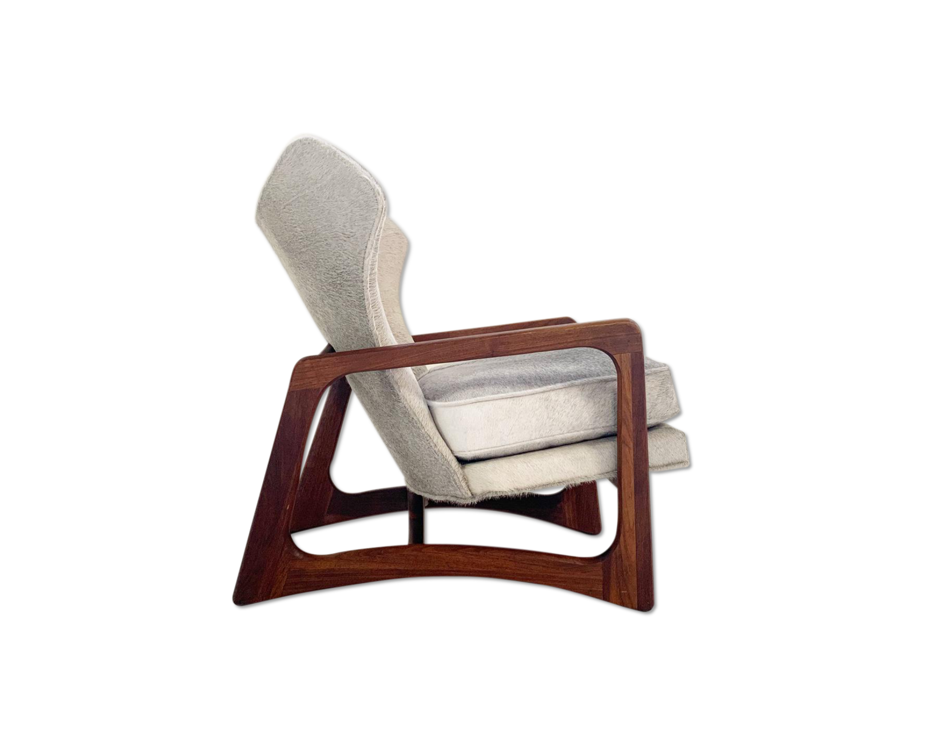 Model 2466-C Lounge Chair in Brazilian Cowhide - FORSYTH