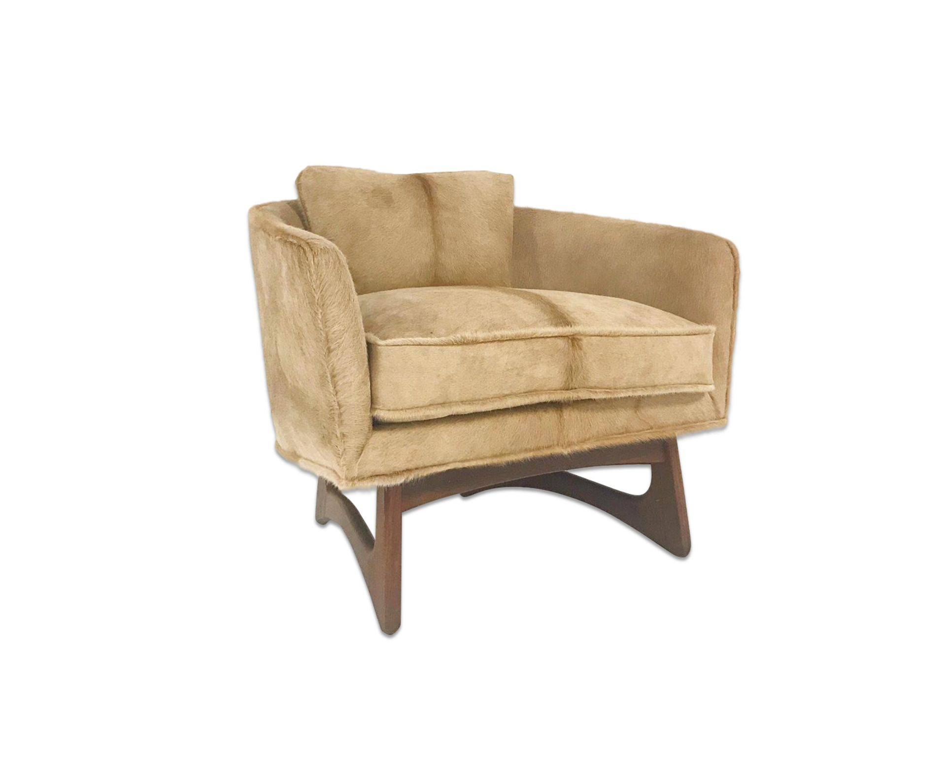 Lounge Chair in Brazilian Cowhide - FORSYTH